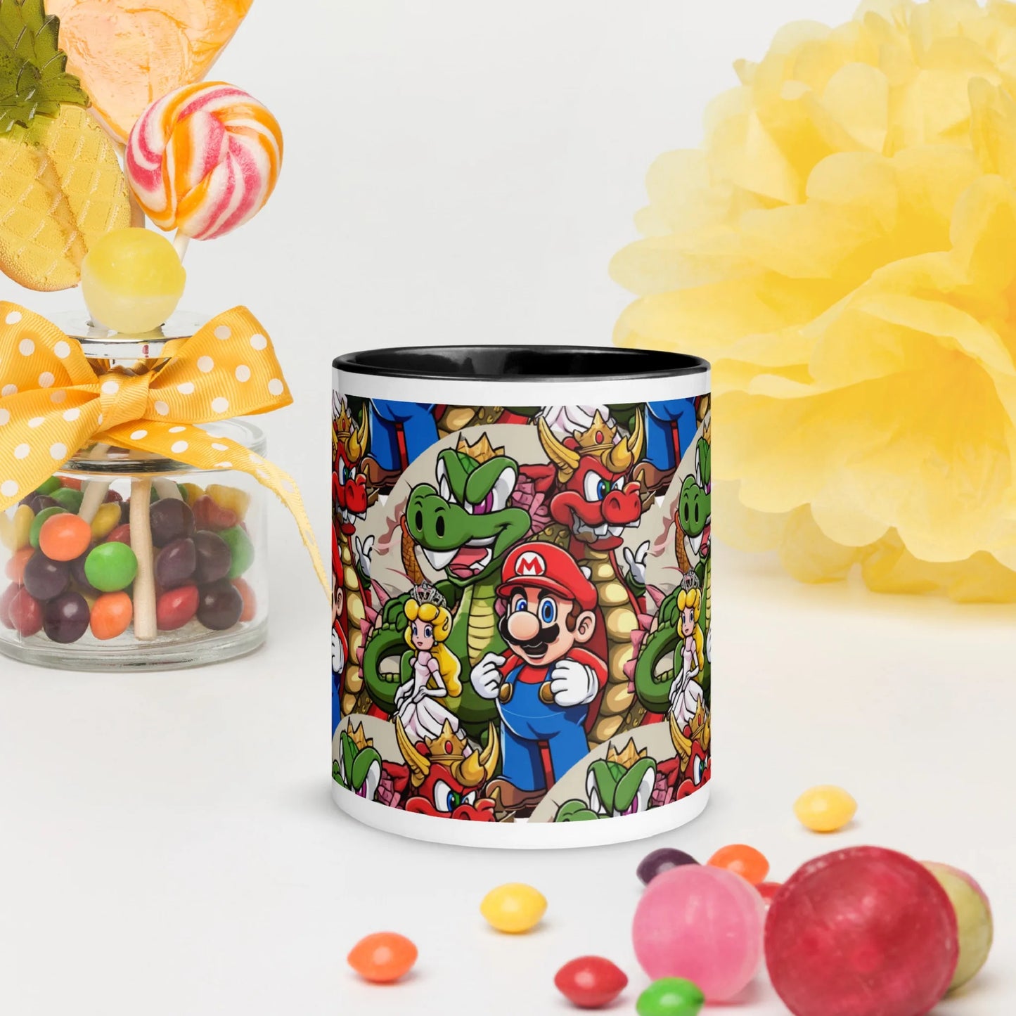 Mug with Color Inside Super Mario 1.0 Collection - DALSOMA