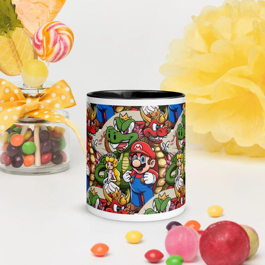 Mug with Color Inside Super Mario 1.0 Collection - DALSOMA