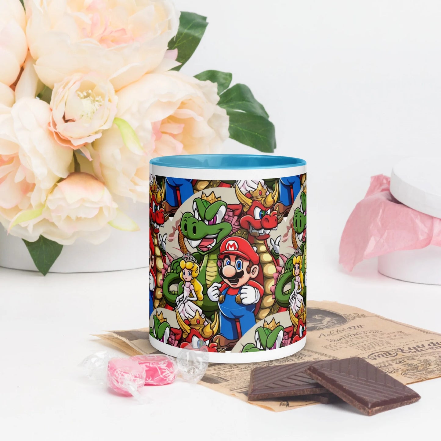 Mug with Color Inside Super Mario 1.0 Collection - DALSOMA