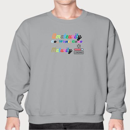 Crewneck Sweatshirt Maturity Rise Collection - DALSOMA