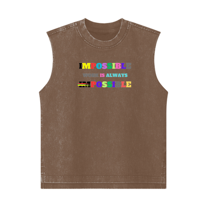Streetwear Kids Tank Top Impossible1.0 Edition - DALSOMA