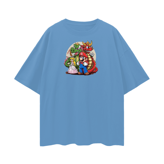 Streetwear Unisex Loose T-shirt Super Mario 1.0 Collection - DALSOMA