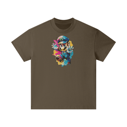Streetwear Kids Heavyweight T-Shirt Super Mario 2.0 Collection - DALSOMA