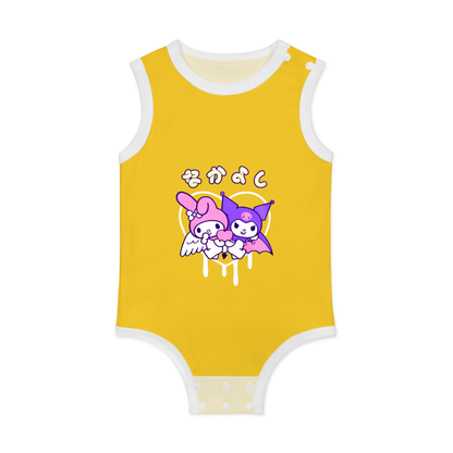 All-Over Print Baby Tank Bodysuit | 100% Cotton - DALSOMA