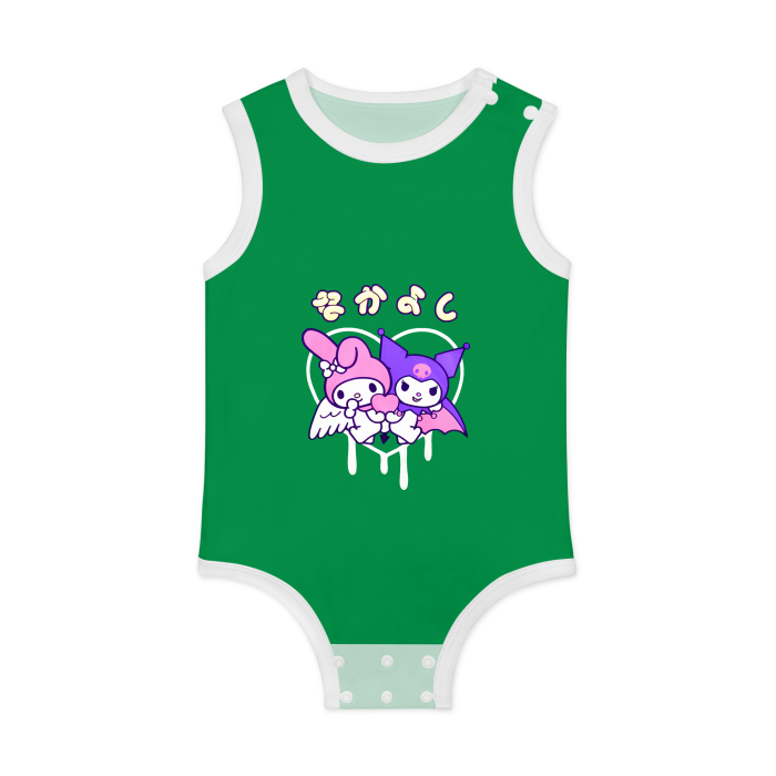 All-Over Print Baby Tank Bodysuit | 100% Cotton - DALSOMA