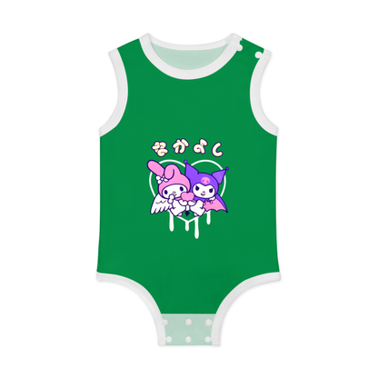 All-Over Print Baby Tank Bodysuit | 100% Cotton - DALSOMA