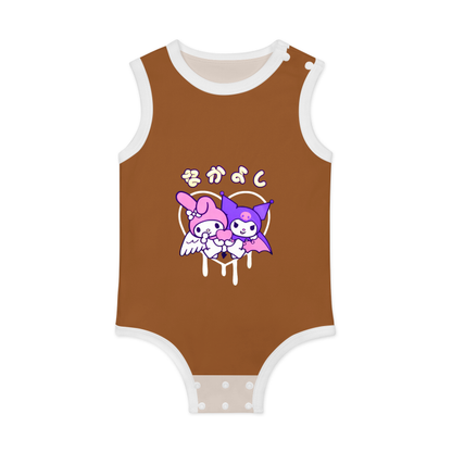 All-Over Print Baby Tank Bodysuit | 100% Cotton - DALSOMA