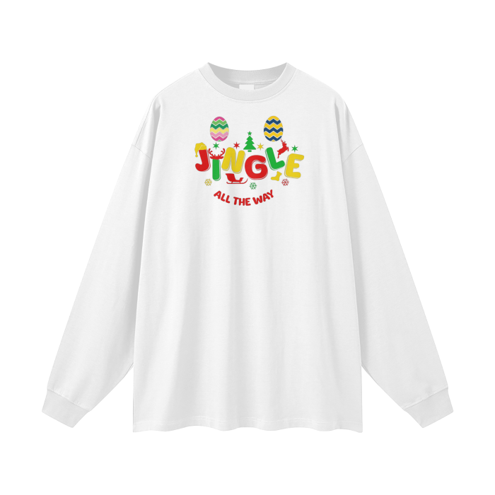 Unisex Streetwear Long Sleeve T-shirt Christmas 1.0 Collection