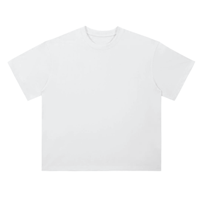 Drop Shoulder Simple Plain T-Shirt