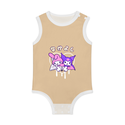 All-Over Print Baby Tank Bodysuit | 100% Cotton - DALSOMA