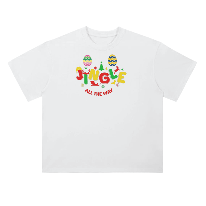 Unisex Drop Shoulder Streetwear T-Shirt Christmas 1.0 Collection