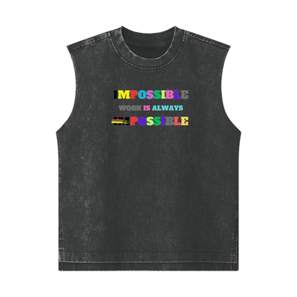 Streetwear Kids Tank Top Impossible1.0 Edition - DALSOMA