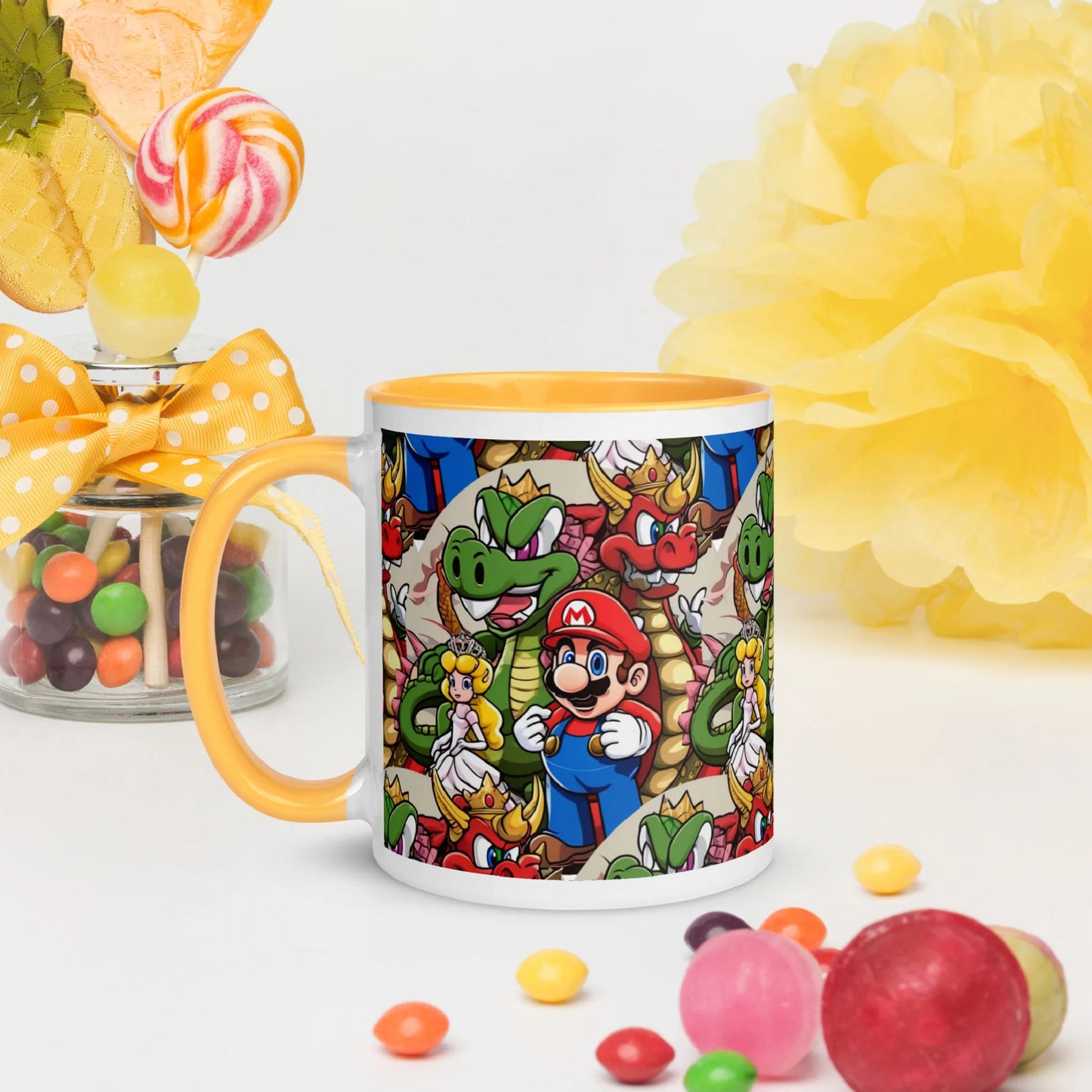 Mug with Color Inside Super Mario 1.0 Collection - DALSOMA
