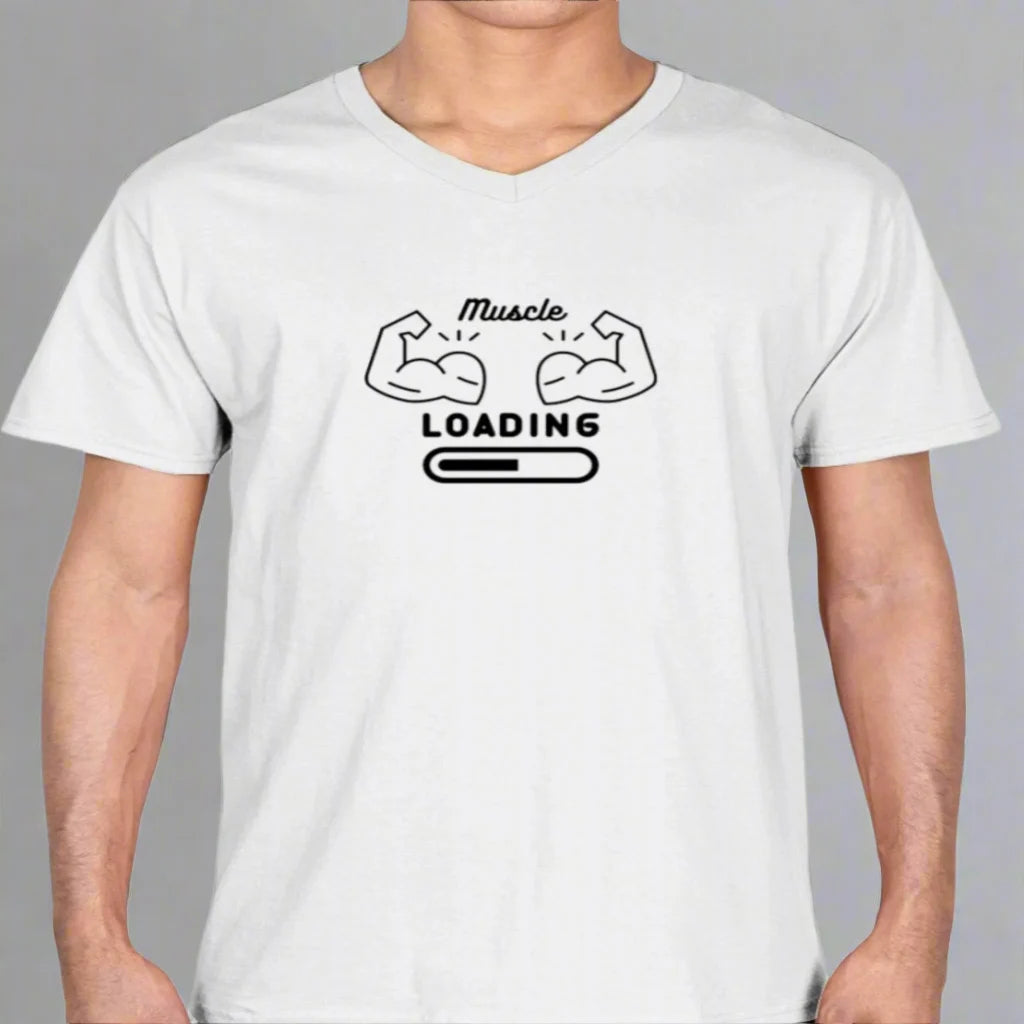 Unisex V-Neck T-shirt Fitness 1.0 Edition - DALSOMA