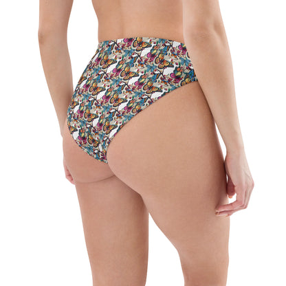 Recycled high-waisted bikini bottom Butterfly 1.0 collection - DALSOMA