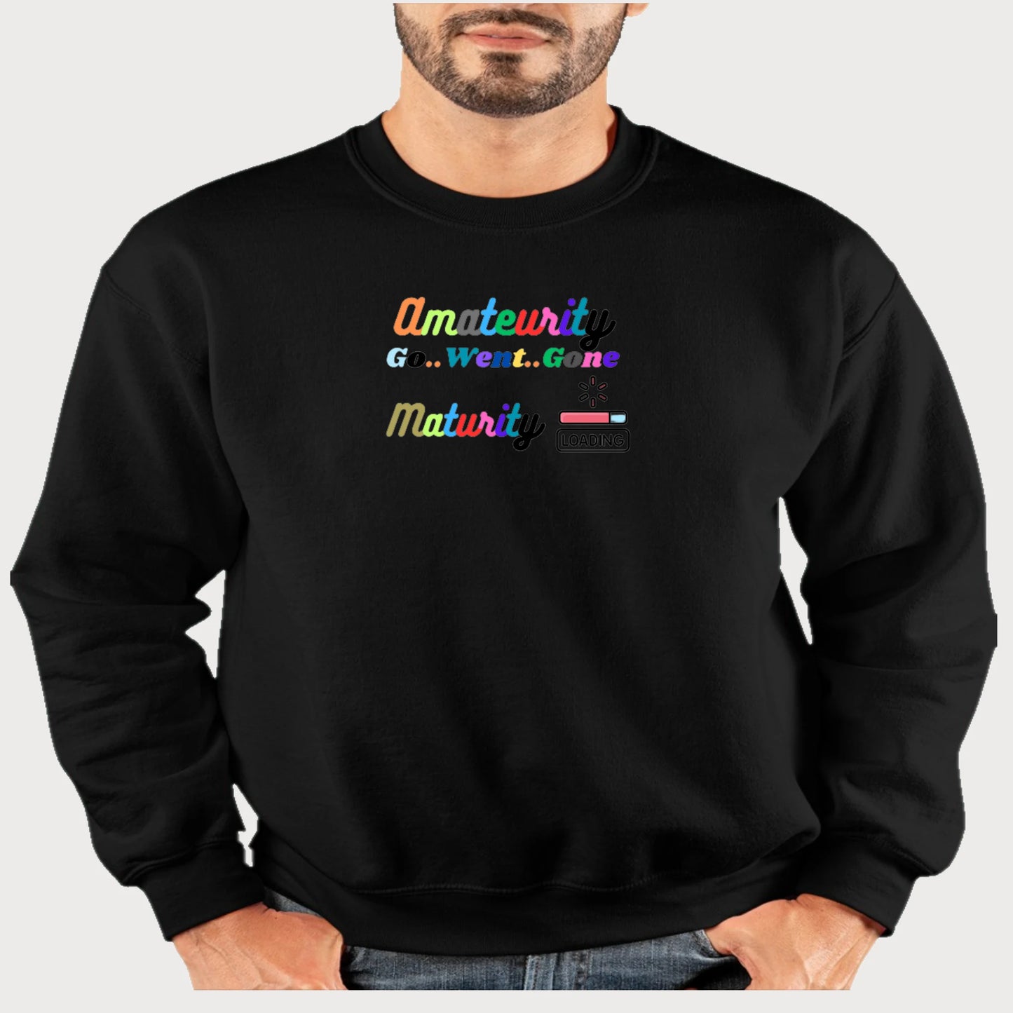 Crewneck Sweatshirt Maturity Rise Collection - DALSOMA