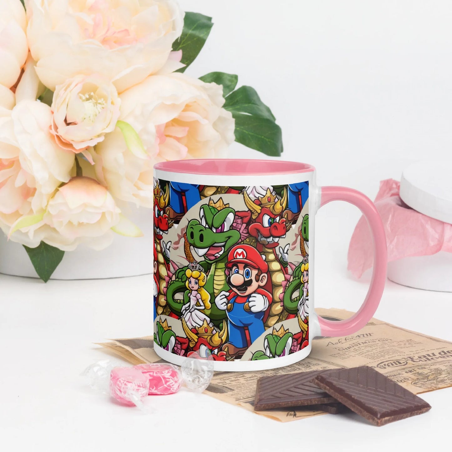 Mug with Color Inside Super Mario 1.0 Collection - DALSOMA