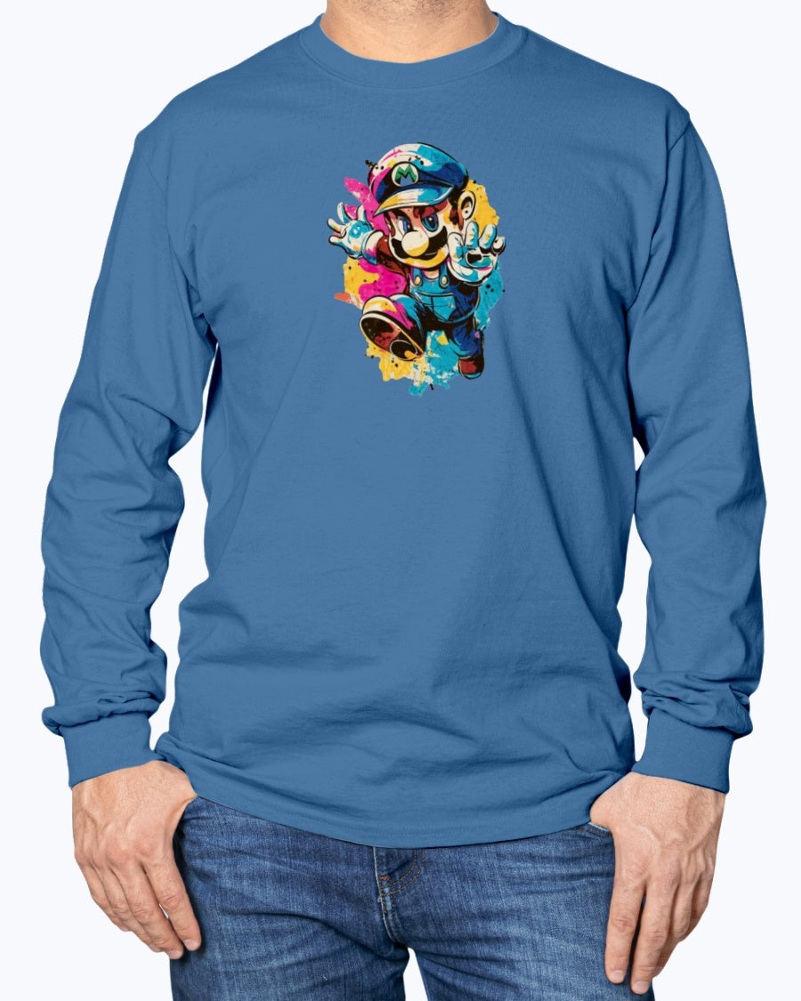Unisex Long Sleeve T-Shirt Super Mario 2.0 Collection - DALSOMA