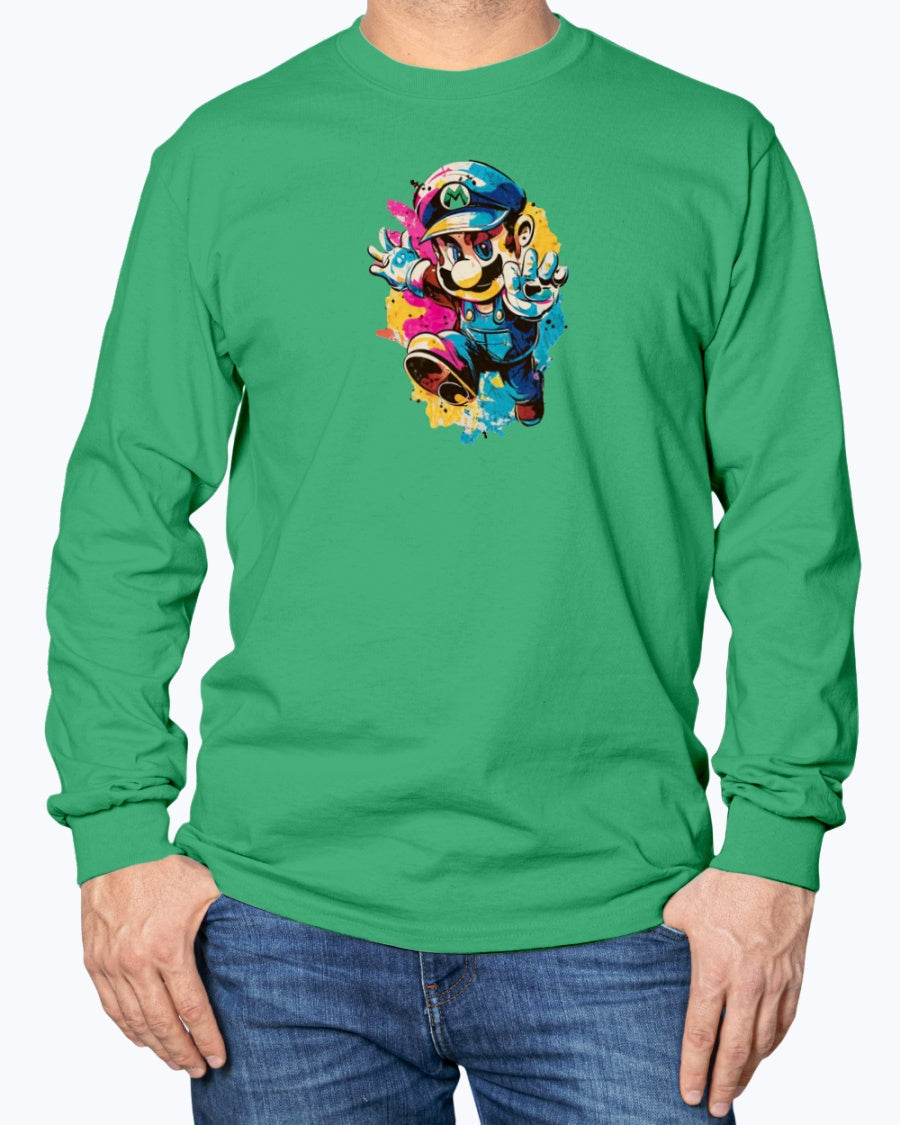 Unisex Long Sleeve T-Shirt Super Mario 2.0 Collection - DALSOMA