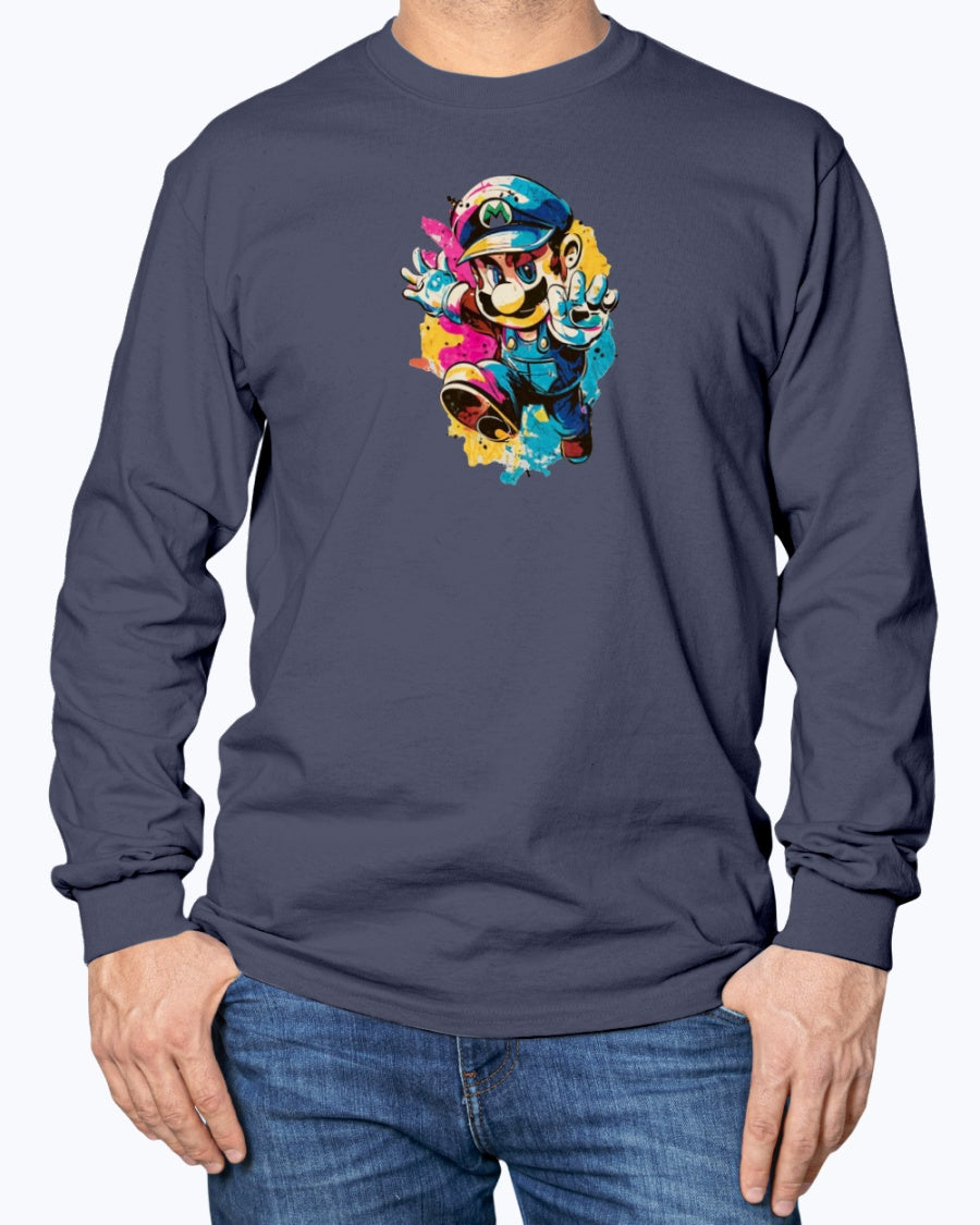 Unisex Long Sleeve T-Shirt Super Mario 2.0 Collection - DALSOMA