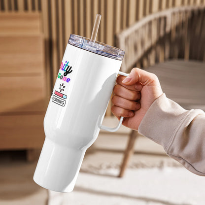 Travel mug with a handle Maturity Rise Collection - DALSOMA