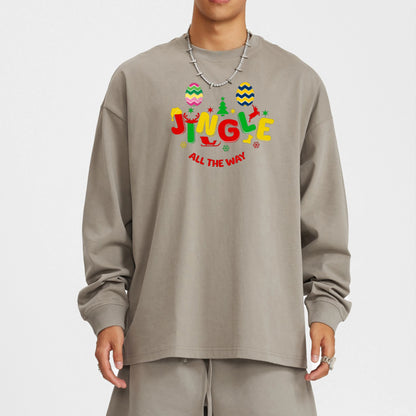 Unisex Streetwear Long Sleeve T-shirt Christmas 1.0 Collection - DALSOMA