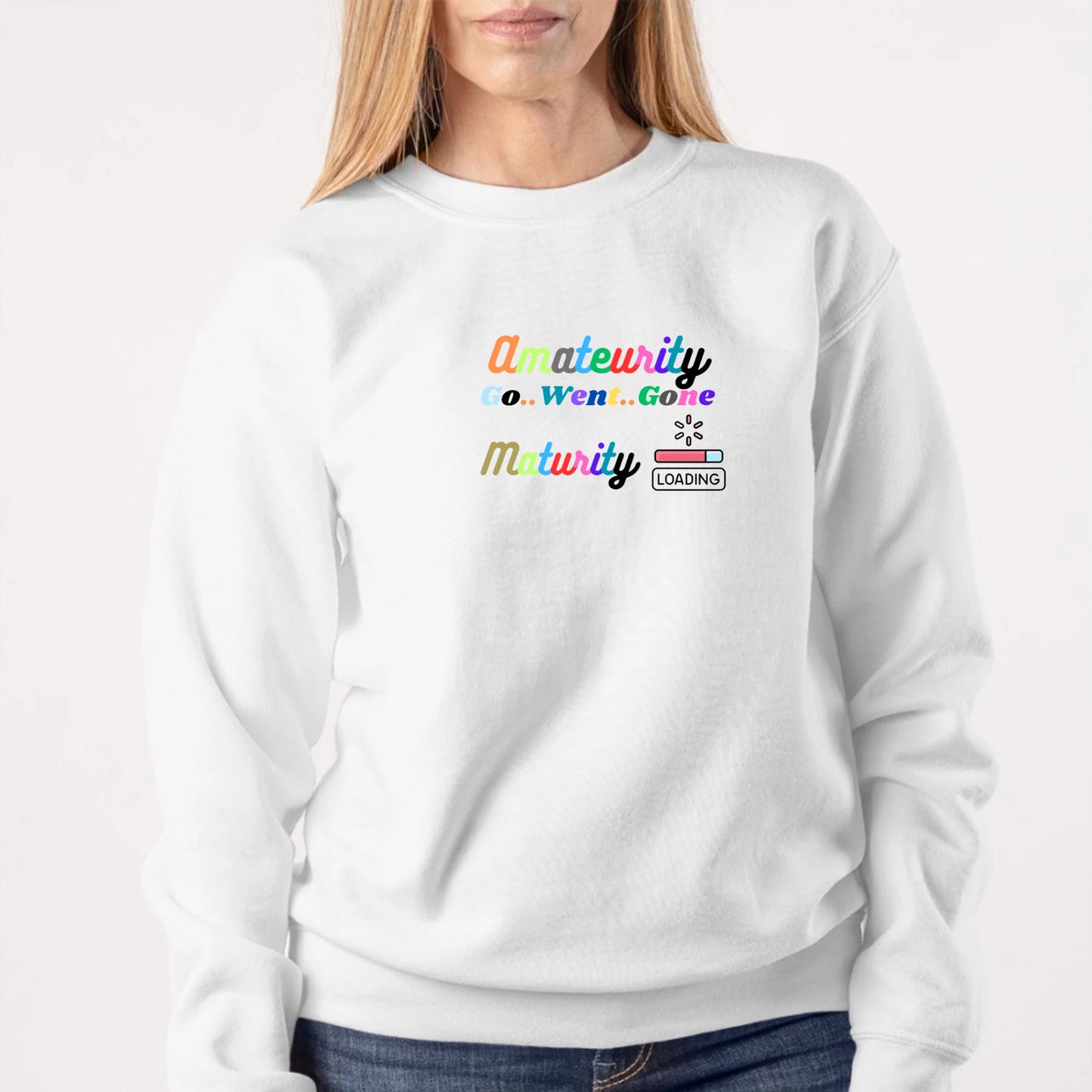 Crewneck Sweatshirt Maturity Rise Collection - DALSOMA