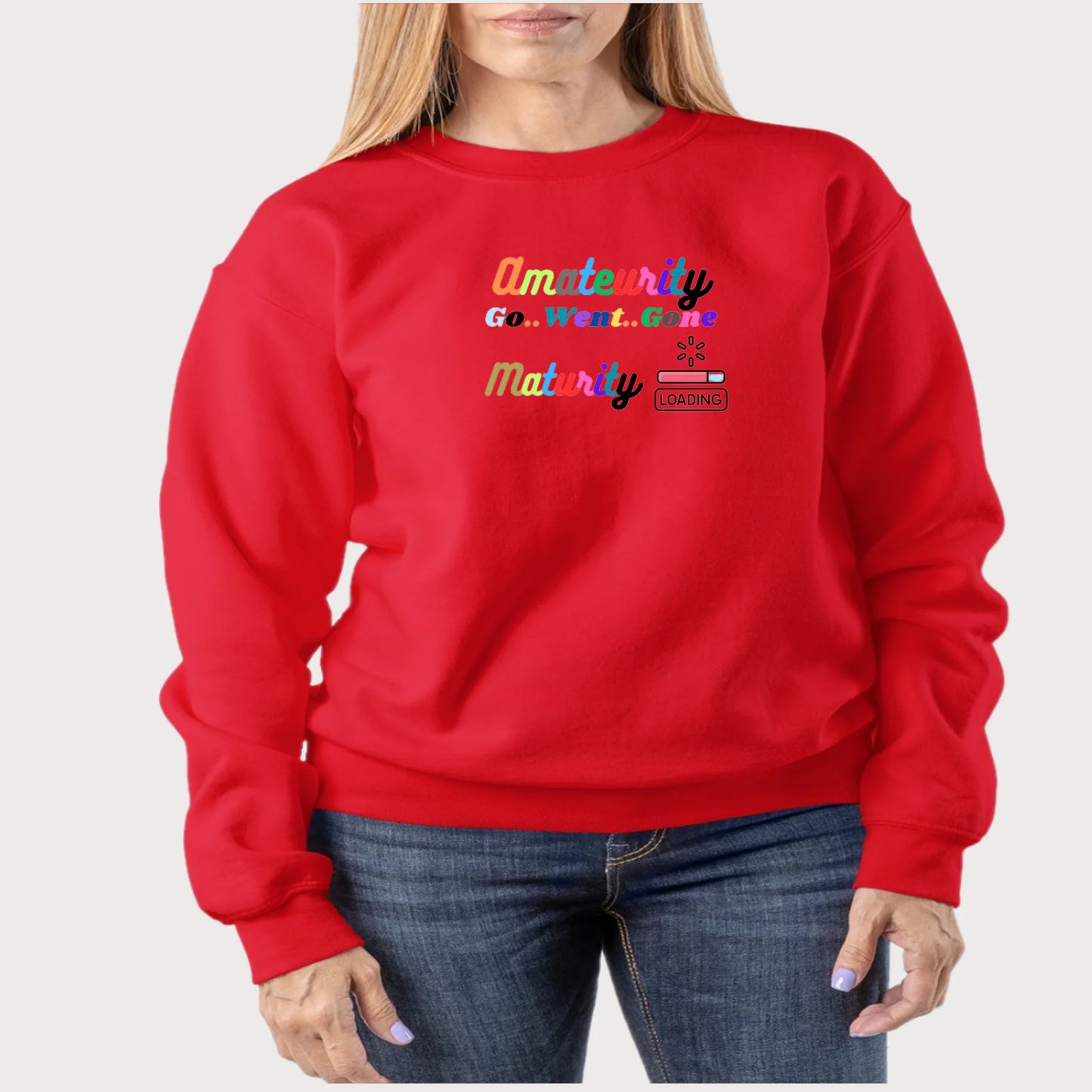 Crewneck Sweatshirt Maturity Rise Collection - DALSOMA