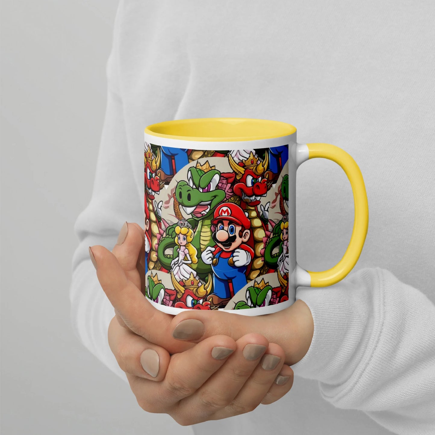 Mug with Color Inside Super Mario 1.0 Collection - DALSOMA