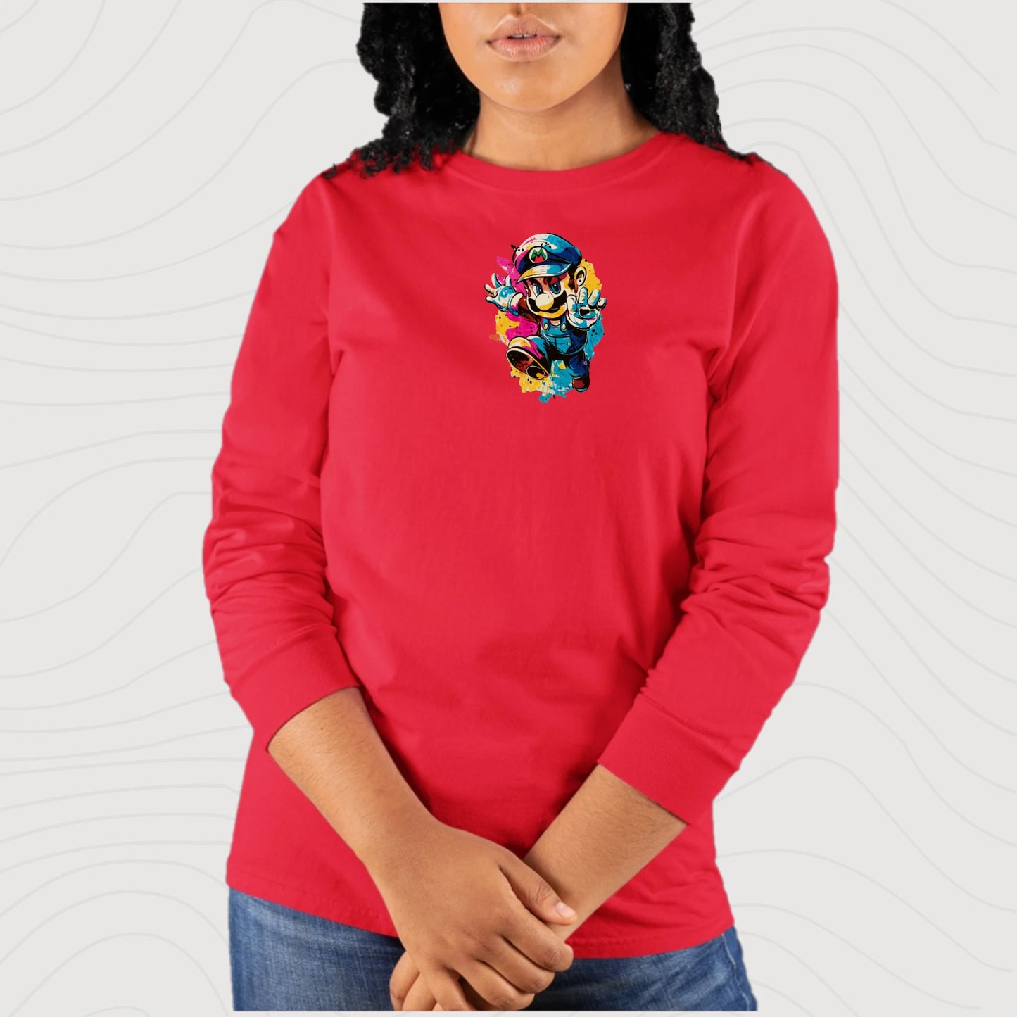Unisex Long Sleeve T-Shirt Super Mario 2.0 Collection - DALSOMA