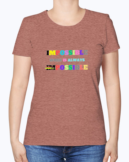 Ladies Premium T-Shirt Impossible1.0 Edition - DALSOMA