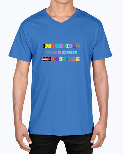 V-Neck T-shirt Impossible1.0 Edition - DALSOMA