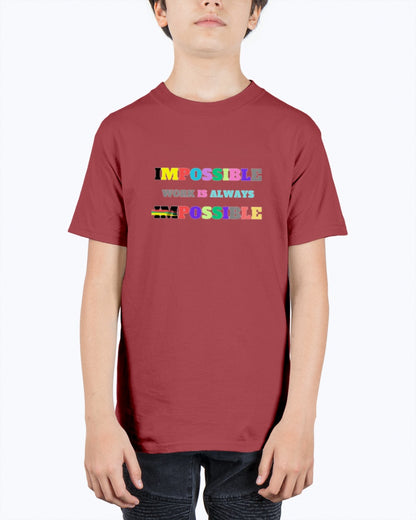 Kids T-shirt Impossible1.0 Edition - DALSOMA