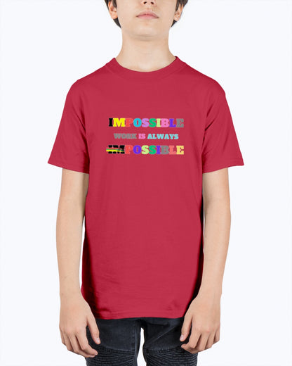 Kids T-shirt Impossible1.0 Edition - DALSOMA