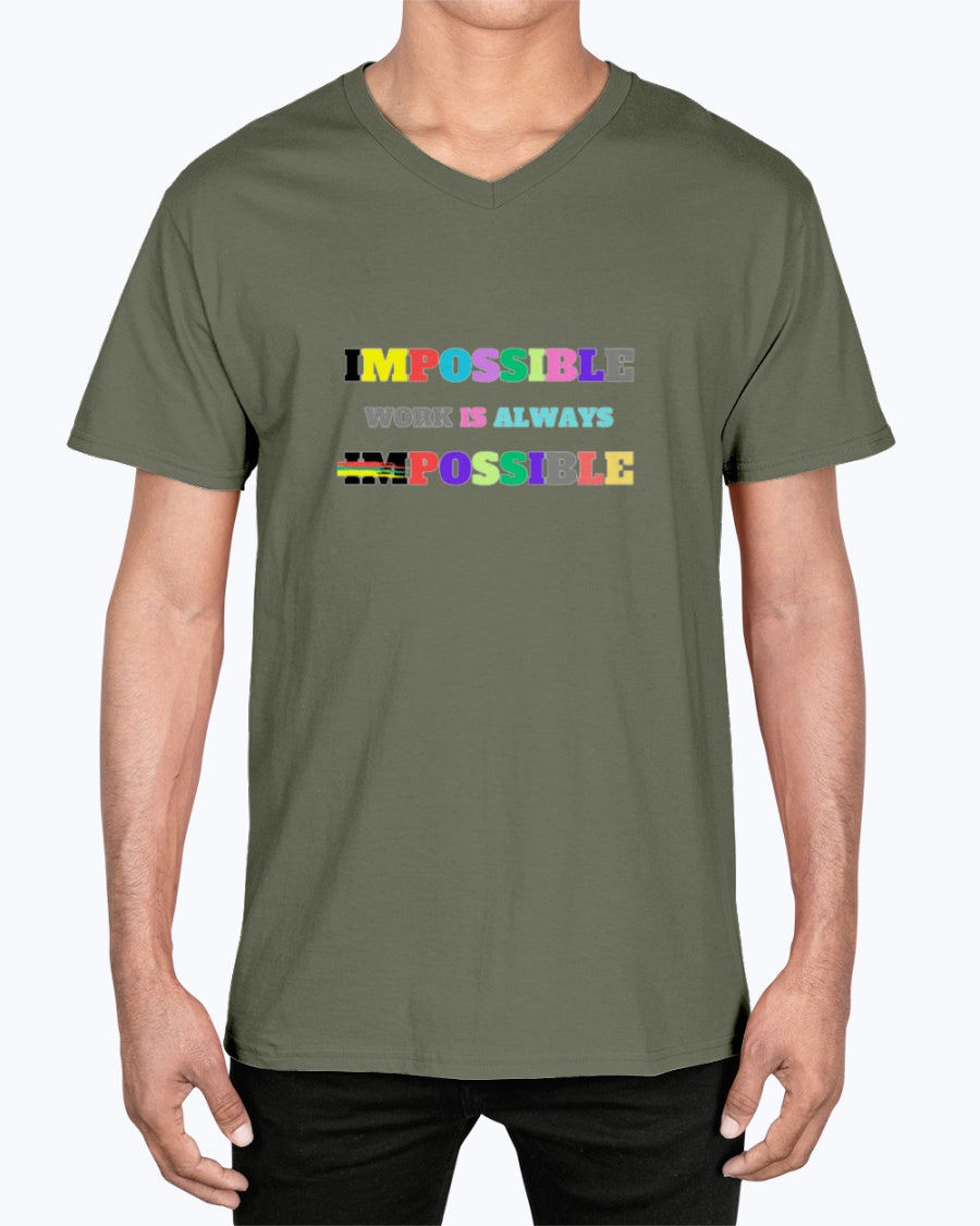 V-Neck T-shirt Impossible1.0 Edition - DALSOMA