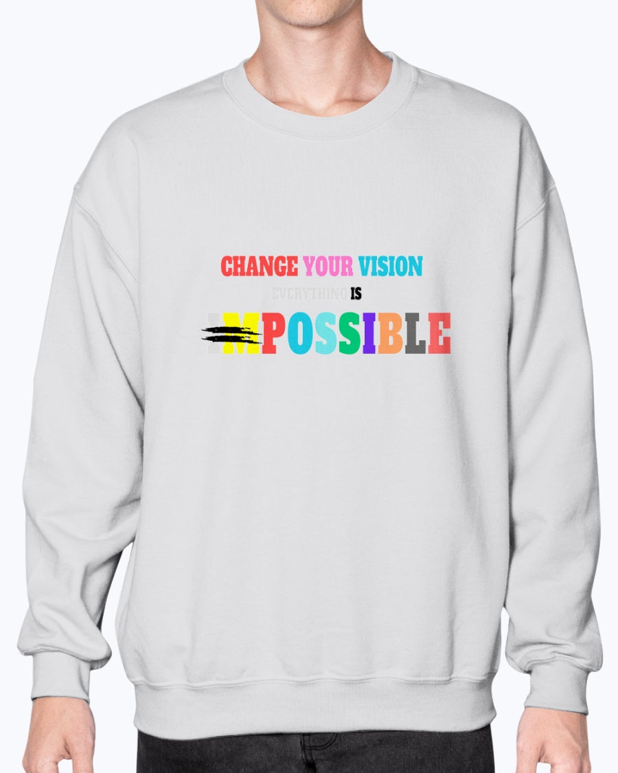 Crewneck Sweatshirt Positive Vision Collection - DALSOMA