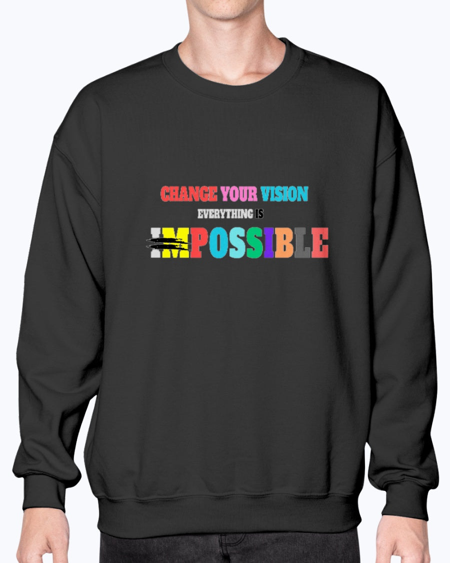 Crewneck Sweatshirt Positive Vision Collection - DALSOMA