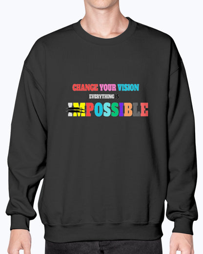 Crewneck Sweatshirt Positive Vision Collection - DALSOMA
