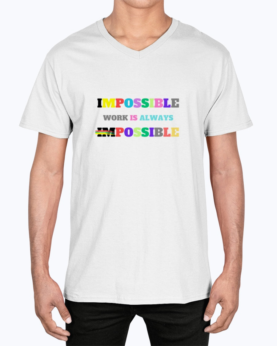 V-Neck T-shirt Impossible1.0 Edition - DALSOMA