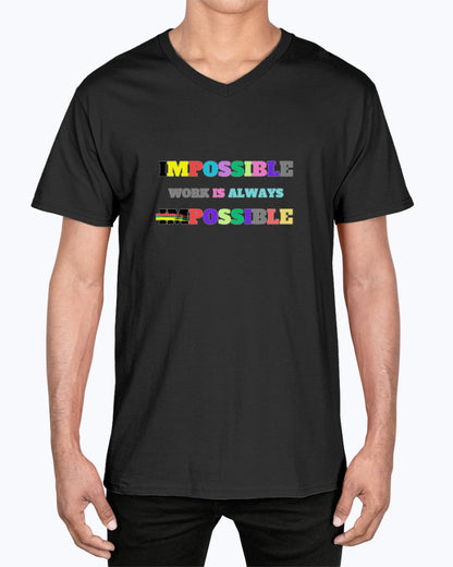 V-Neck T-shirt Impossible1.0 Edition - DALSOMA