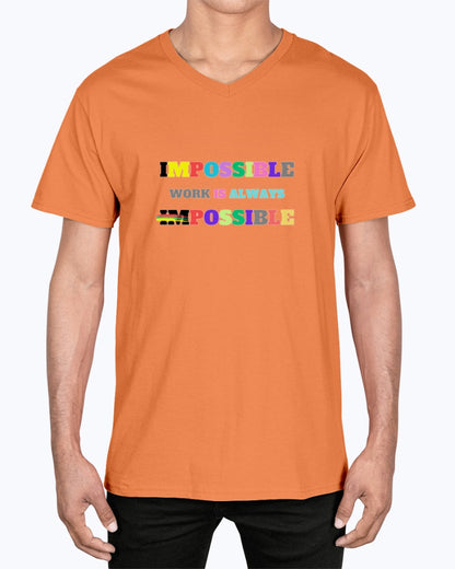 V-Neck T-shirt Impossible1.0 Edition - DALSOMA