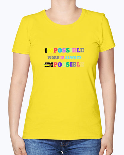 Ladies Premium T-Shirt Impossible1.0 Edition - DALSOMA
