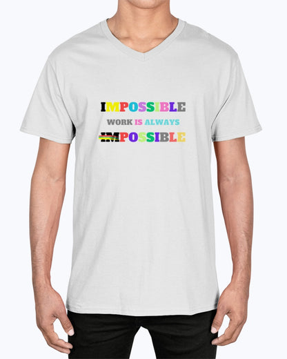 V-Neck T-shirt Impossible1.0 Edition - DALSOMA