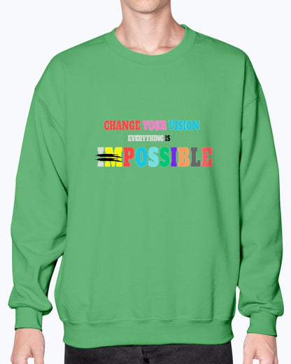 Crewneck Sweatshirt Positive Vision Collection - DALSOMA