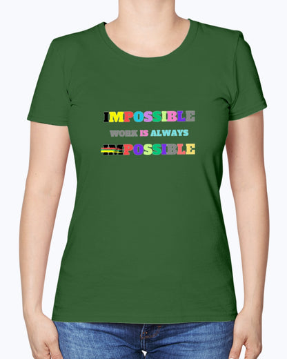 Ladies Premium T-Shirt Impossible1.0 Edition - DALSOMA