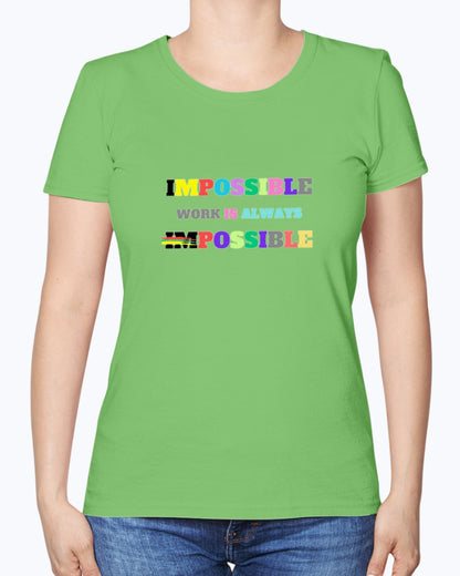 Ladies Premium T-Shirt Impossible1.0 Edition - DALSOMA