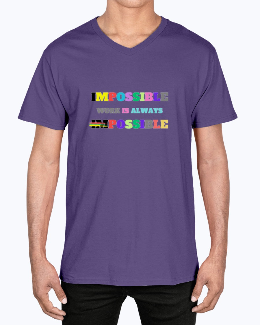 V-Neck T-shirt Impossible1.0 Edition - DALSOMA