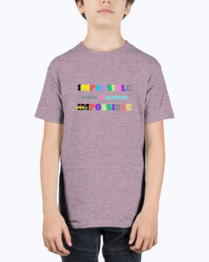 Kids T-shirt Impossible1.0 Edition - DALSOMA
