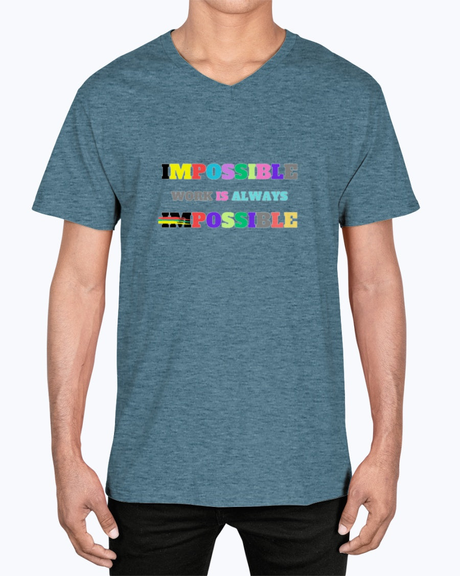 V-Neck T-shirt Impossible1.0 Edition - DALSOMA