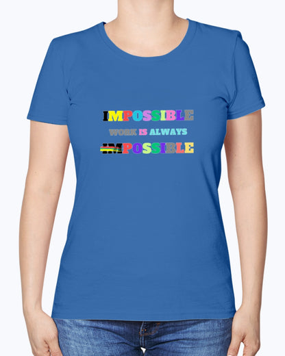 Ladies Premium T-Shirt Impossible1.0 Edition - DALSOMA